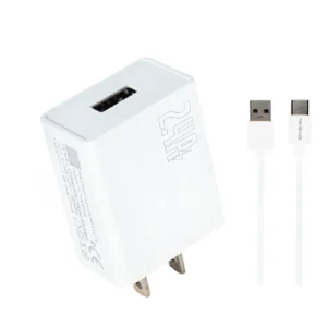 Cargador + Cable USB C Color Blanco